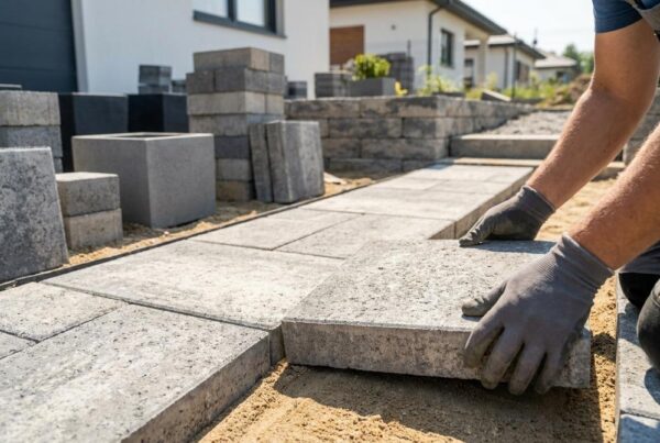 Kostka brukowa i galanteria betonowa RAK-BUD do aranżacji ogrodu na podjeździe i ścieżkach