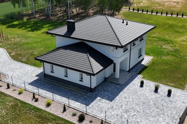 Wzor ulozenia nawierzchni z kostki brukowej